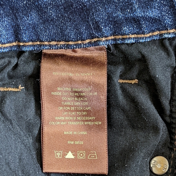 Kut From The Kloth Jeans Women's Sz 8 Blue Destroyed Farrah Baby Bootcut Pants - Picture 11 of 16